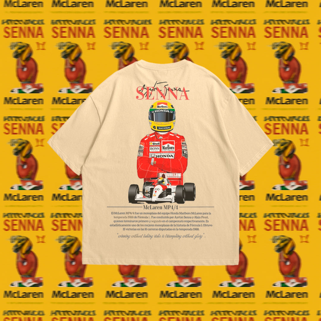 🏎️Camisa Senna: 🏁 Espíritu de Campeón 🏎️🔥