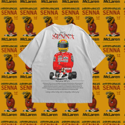 🏎️Camisa Senna: 🏁 Espíritu de Campeón 🏎️🔥