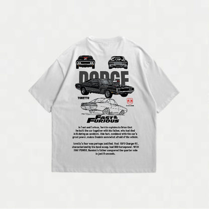 CAMISETA OVERSIZE DODGE CHARGER PREMIUM – Potencia en cada detalle ⚡