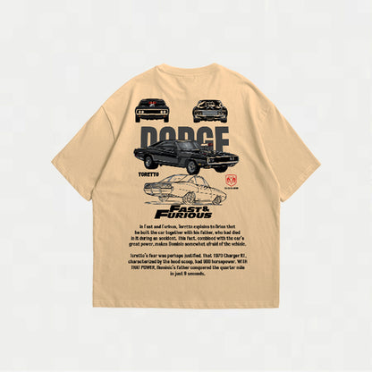 CAMISETA OVERSIZE DODGE CHARGER PREMIUM – Potencia en cada detalle ⚡