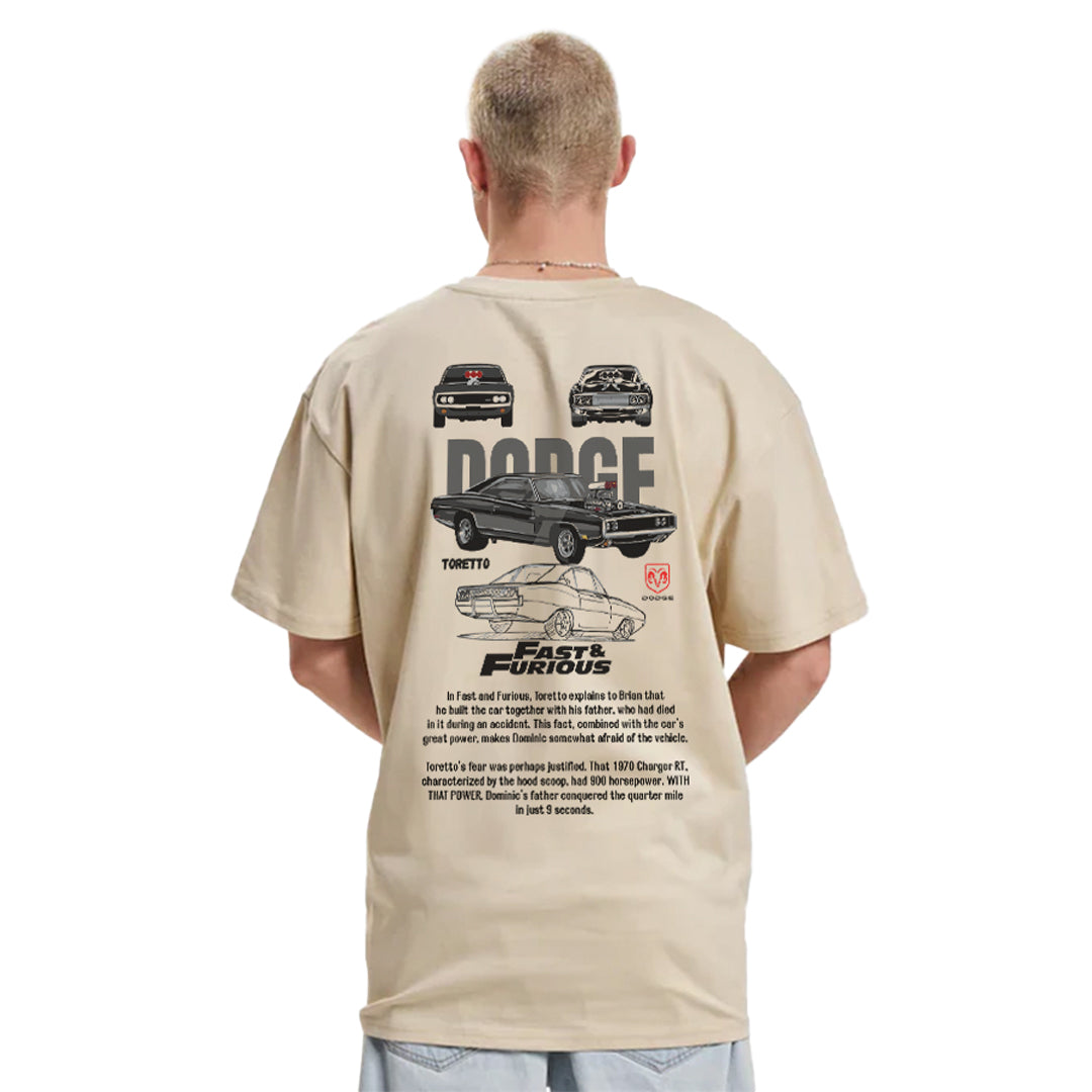 CAMISETA OVERSIZE DODGE CHARGER PREMIUM – Potencia en cada detalle ⚡