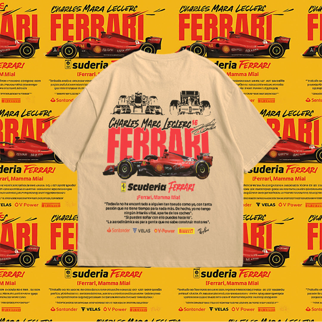 🏎️🔥 Camisa Ferrari - Leclerc Edition 🔥🏎️