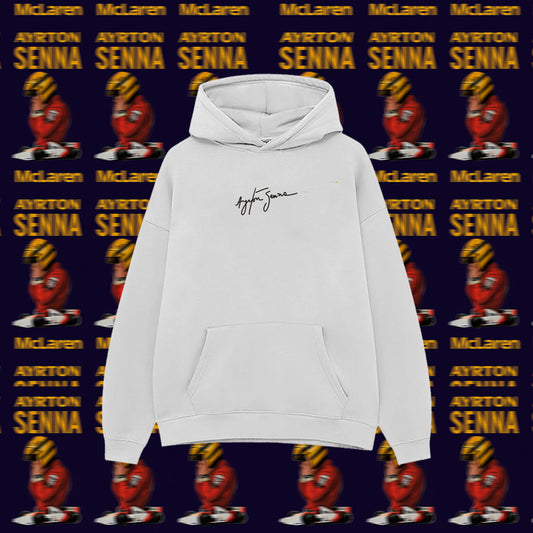 🏎️🔥 Hoodie Espíritu de Campeón – Senna x McLaren 🏁👑
