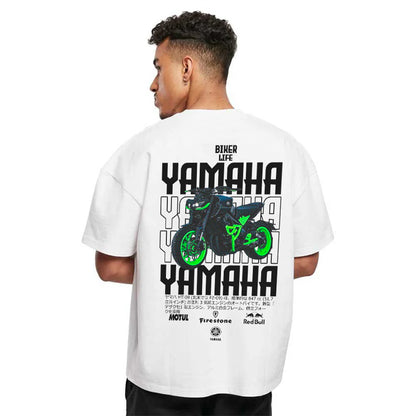 “Camiseta Oversize Premium Yamaha – Estilo Biker Life”