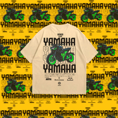 “Camiseta Oversize Premium Yamaha – Estilo Biker Life”