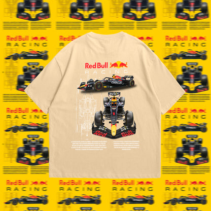 Camiseta Overzise Red Bull Racing F1: Camiseta Premium de Alto Desempeño 🔧🔥