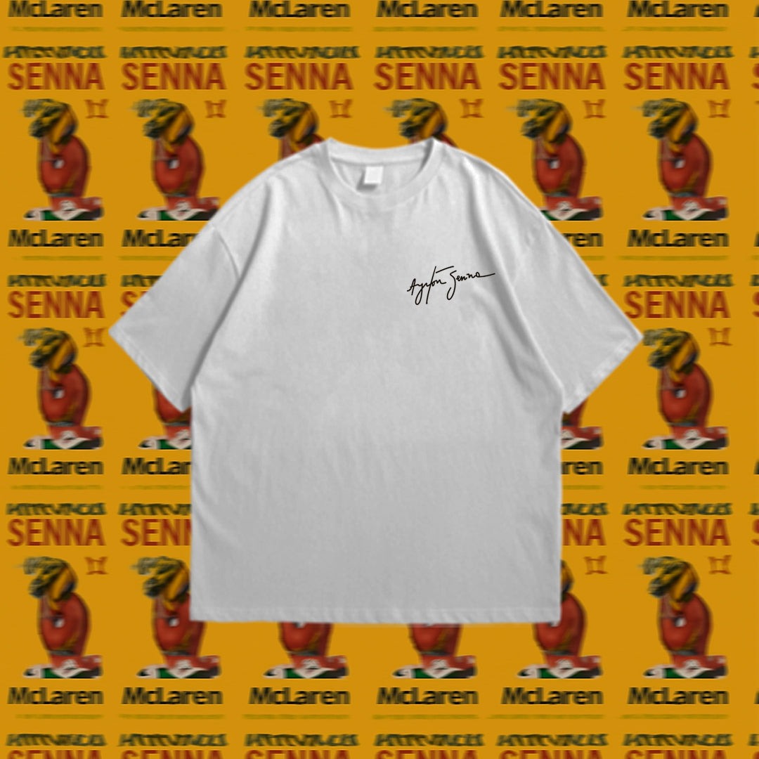 🏎️Camisa Senna: 🏁 Espíritu de Campeón 🏎️🔥